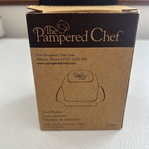 BRAND NEW THE PAMPERED CHEF 1124 FOOD HOLDER Attachment for Microplace Grater